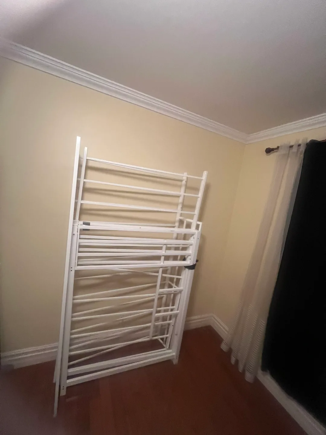 White Metal Bunk Bed Frame image indicator(5)