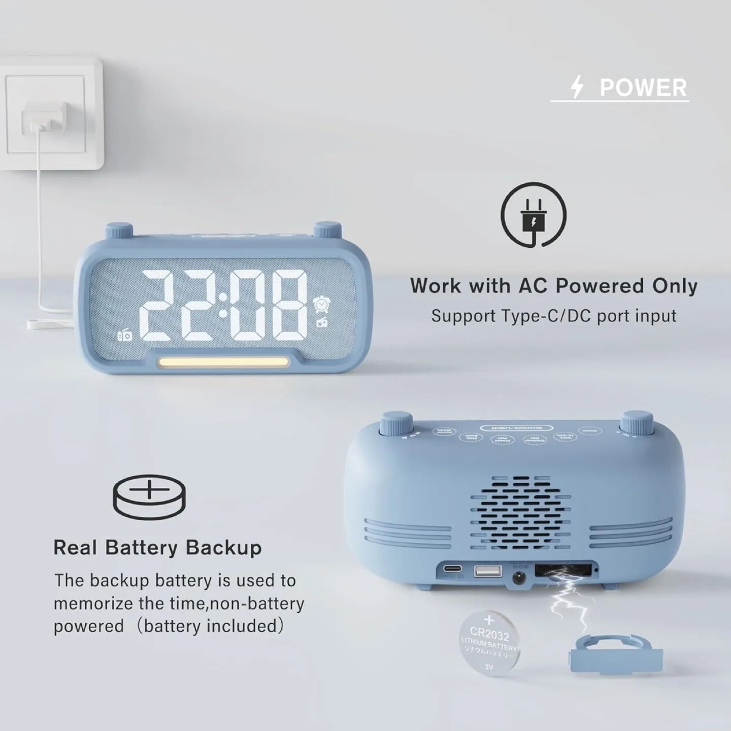 MOVING Sale! Bluetooth Speaker Alarm Clock image indicator(8)