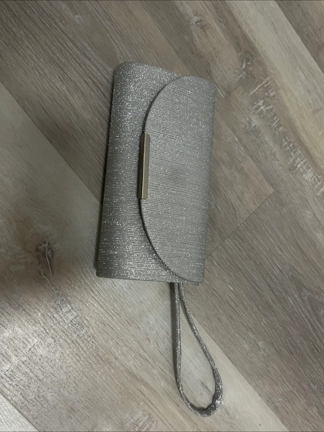 Ardene Silver Evening Clutch thumbnail