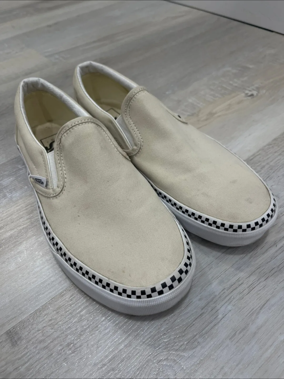 Vans Slip-On Checkerboard Shoes - W’s US 8.5 thumbnail