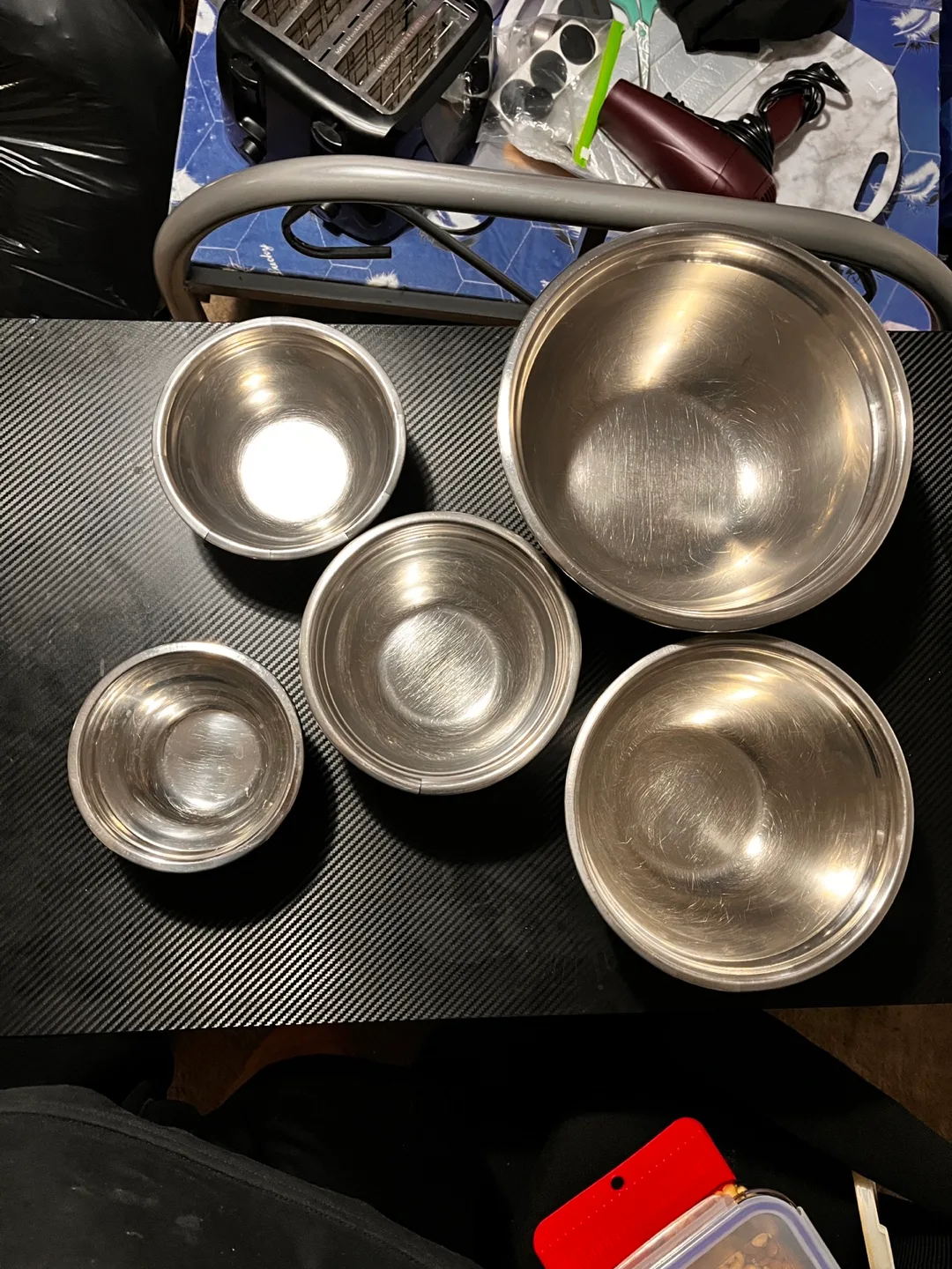 Stainless Steel Mixing Bowls - Set of 5 thumbnail