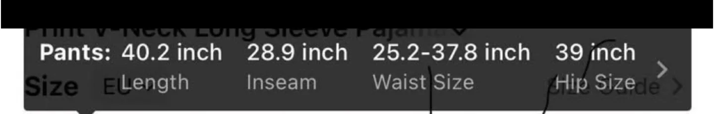 Floral Pajama Set - Size EU L image indicator(2)