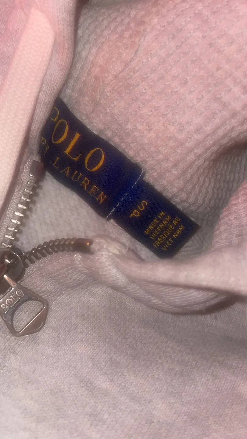 Polo Ralph Lauren Grey Full Zip Hoodie - Size S thumbnail