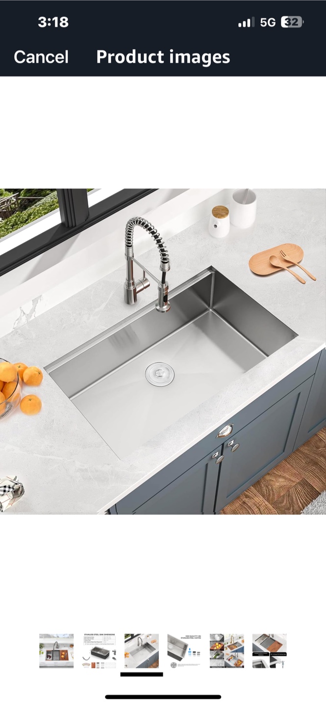Stainless Steel Kitchen Sink with Accessories