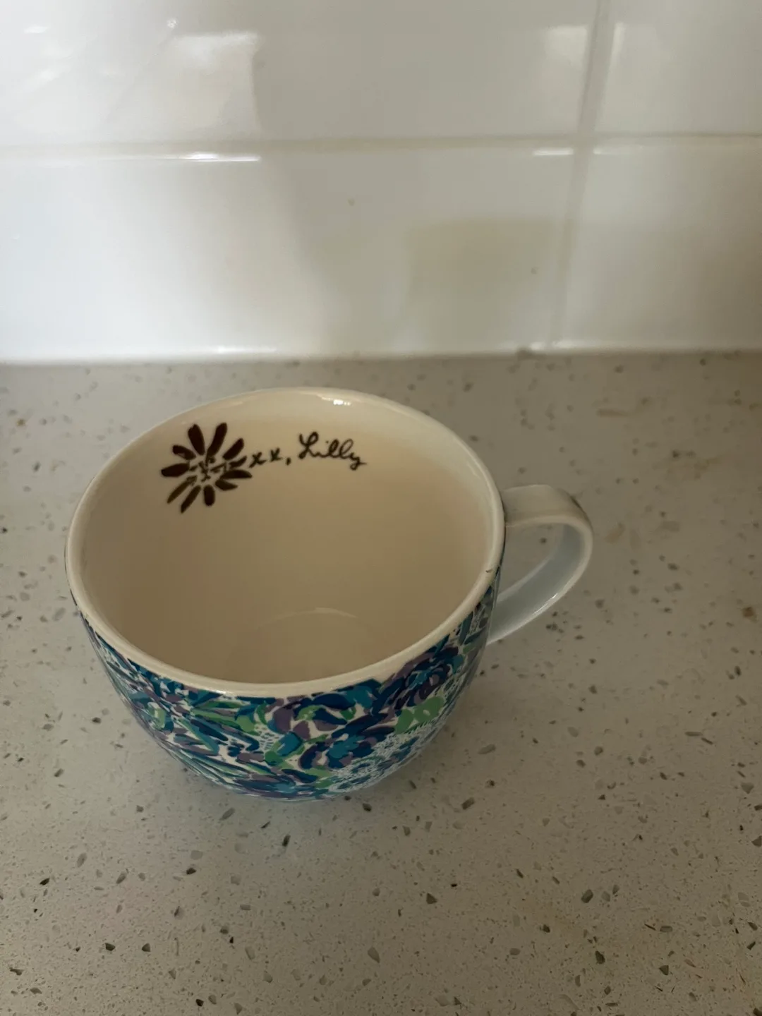 Lilly Pulitzer Floral Print Coffee Mug image indicator(2)