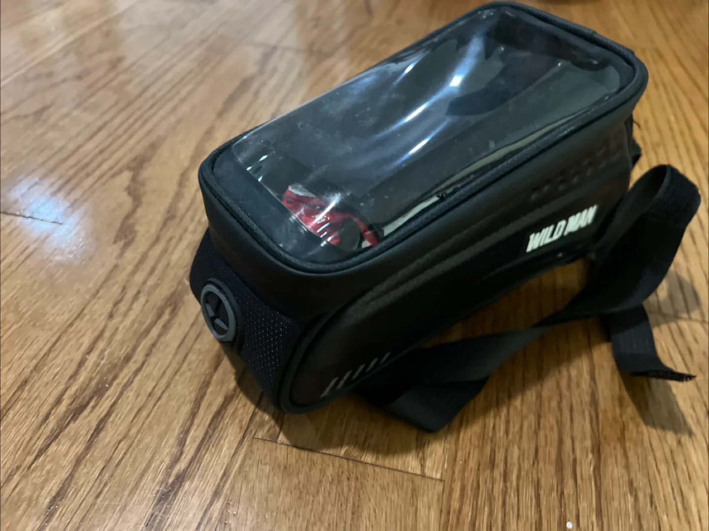 WILD MAN Bike Phone Bag - Black thumbnail