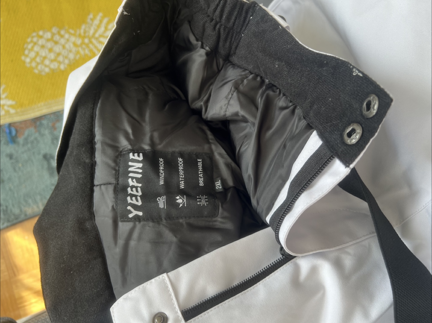 Yeefine White 2XL Snow Pants - New - photo 4