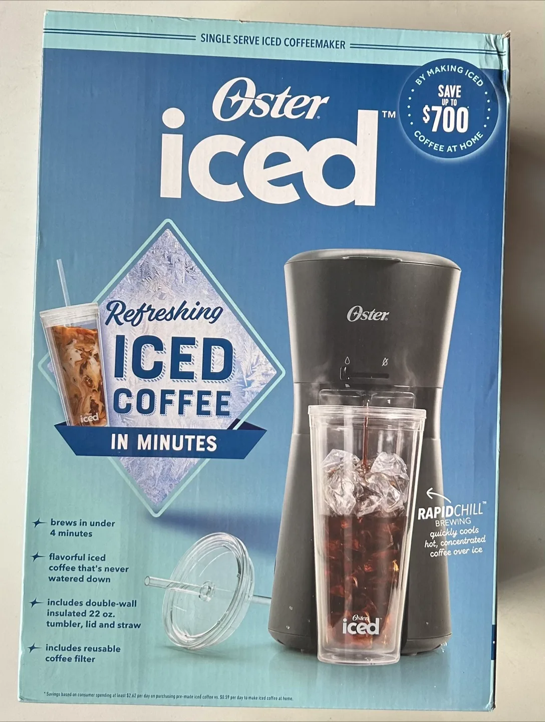 Oster Iced Single Serve Coffee Maker thumbnail