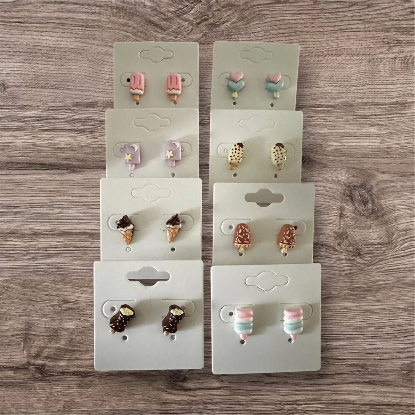 Cute Ice Cream Stud Earrings - New! thumbnail