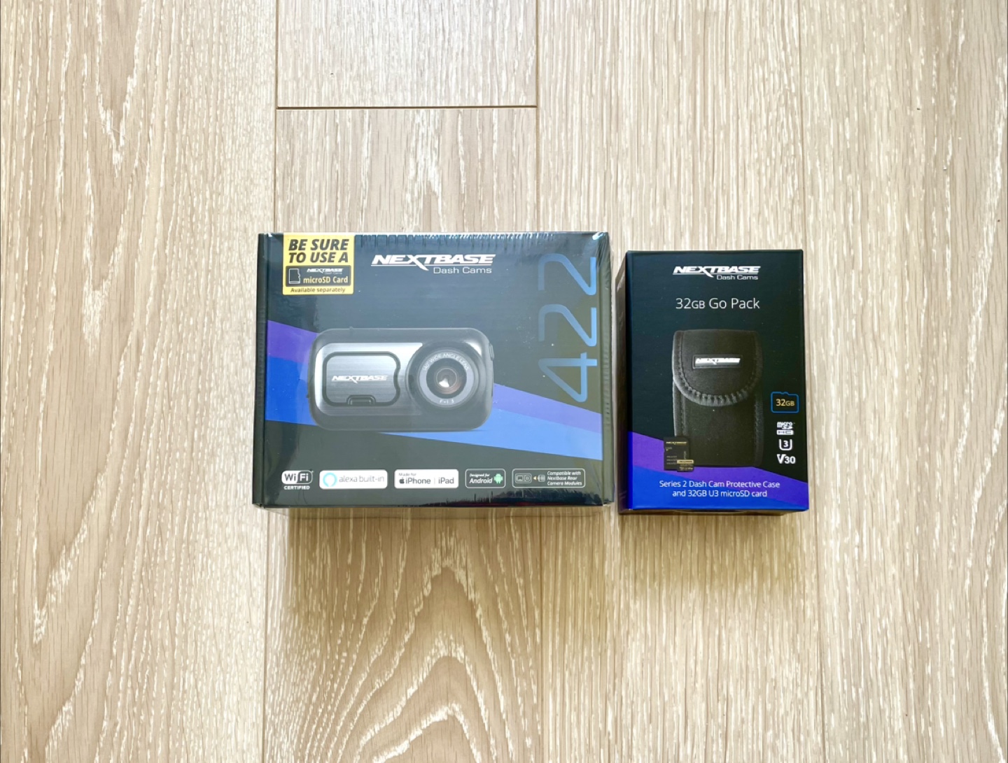 Nextbase 422GW Dash Cam + 32GB SD (New + Receipt)