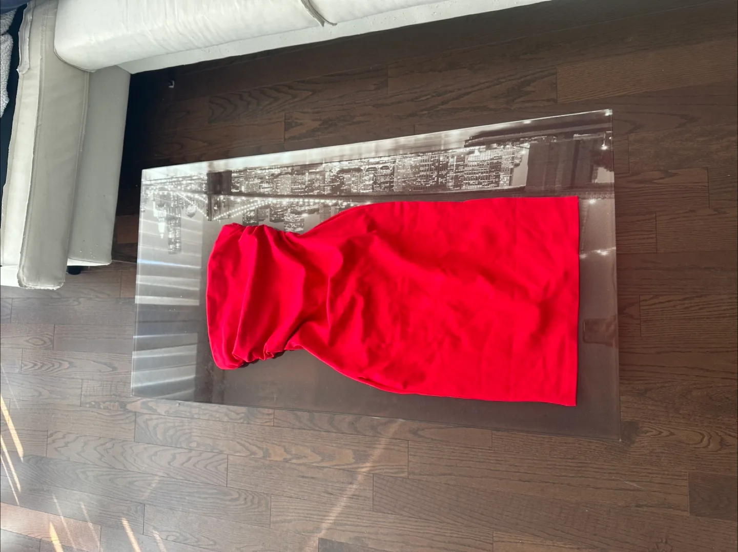 Fashion Nova Keep Up Ruched Midi Dress - Red image indicator(2)