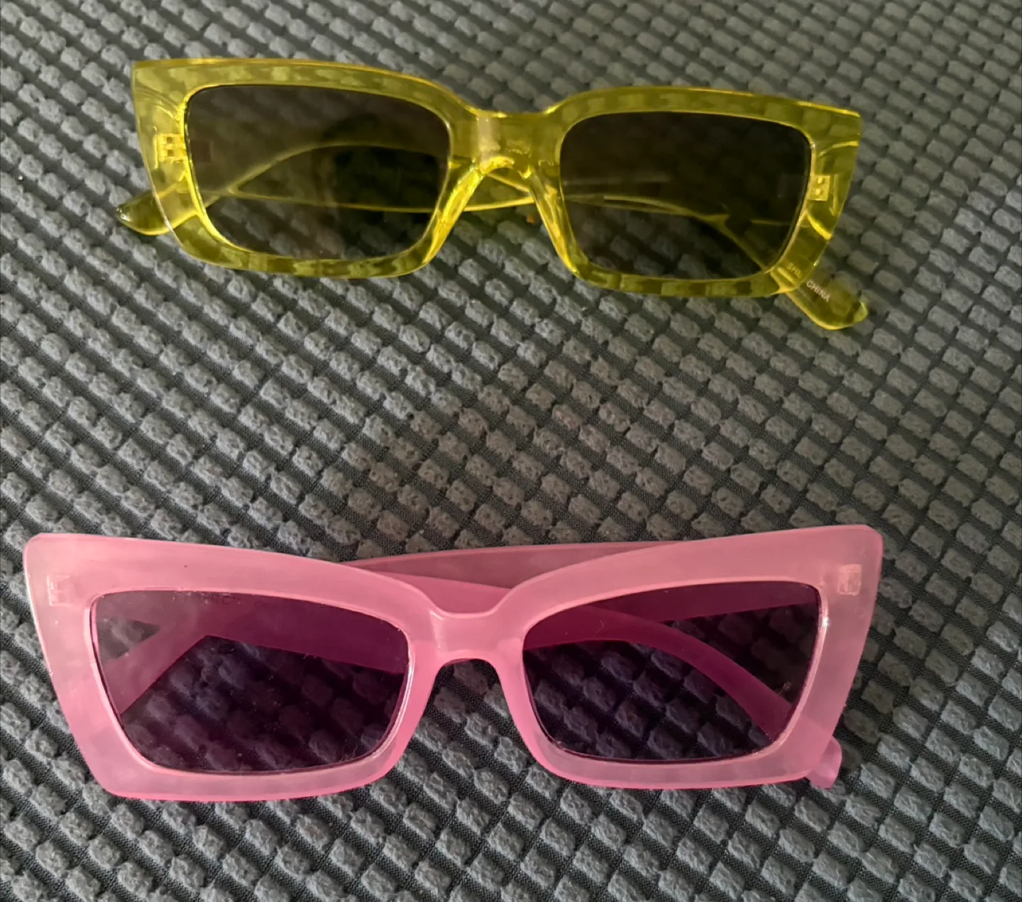 $5 - Sunglasses - Pink and Green thumbnail
