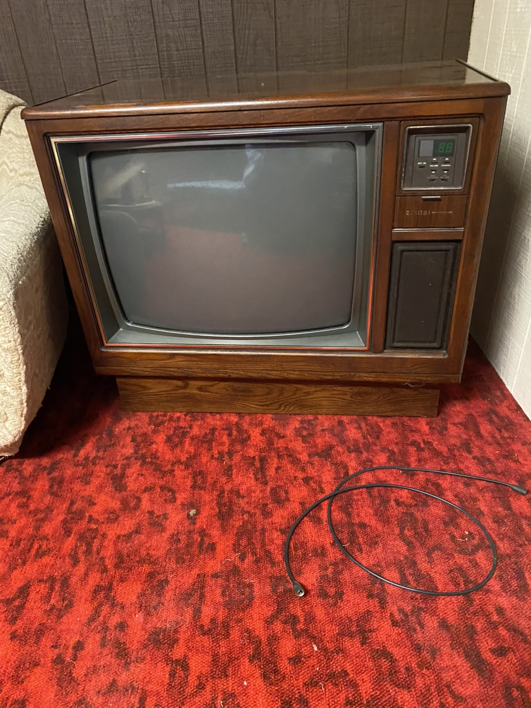 Vintage Console Television