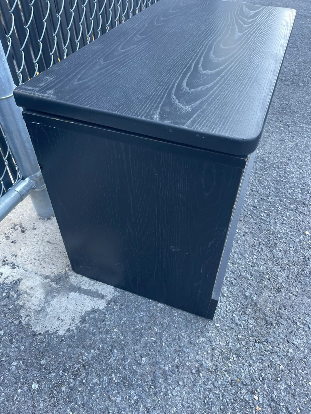 Black Wood Shelf Unit image indicator(3)