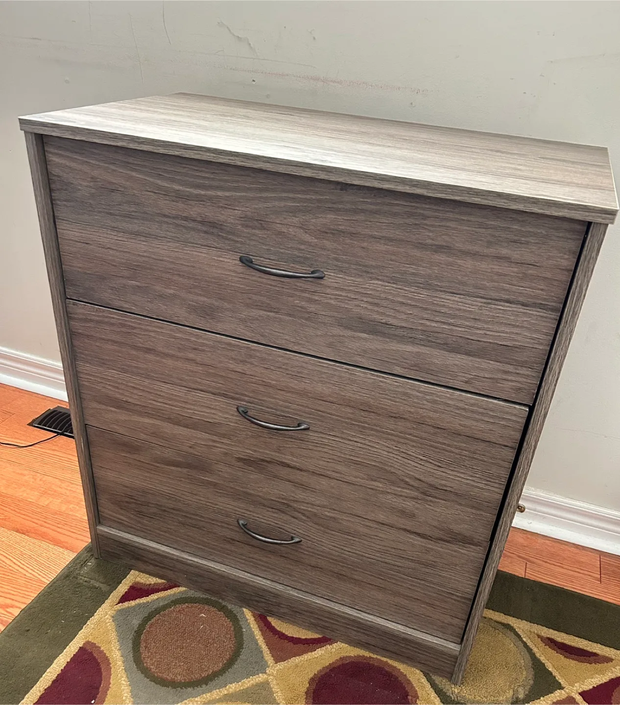 Wood Grain Dresser - 3 Drawer *MOVING SALE* thumbnail