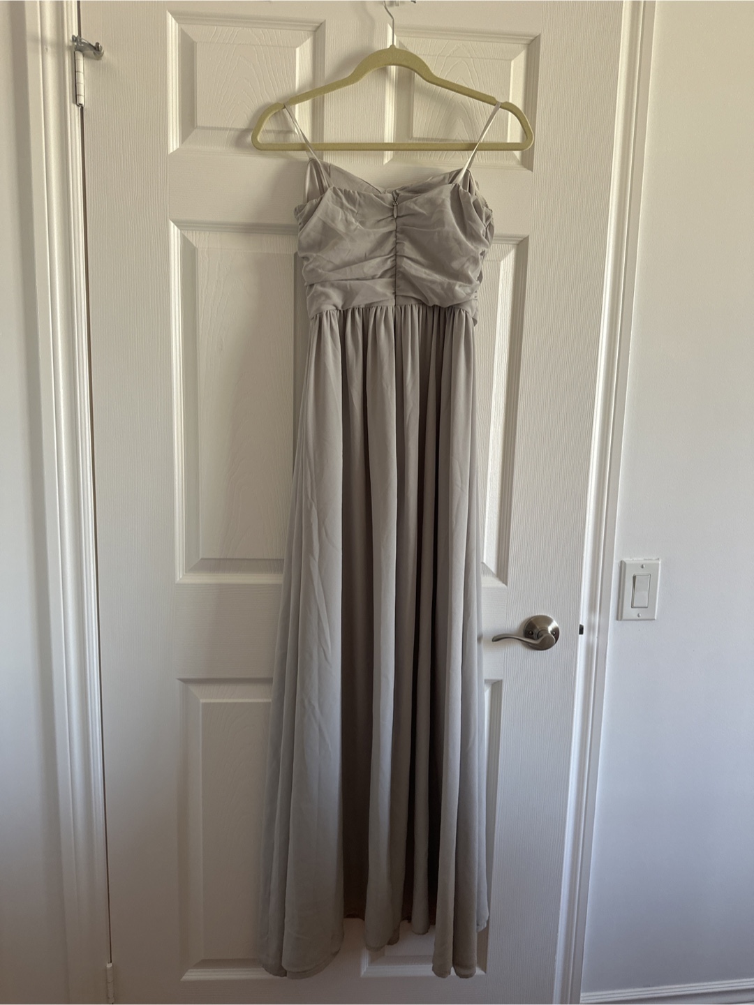 Grey Bridesmaid Dress, Size Small - photo 2