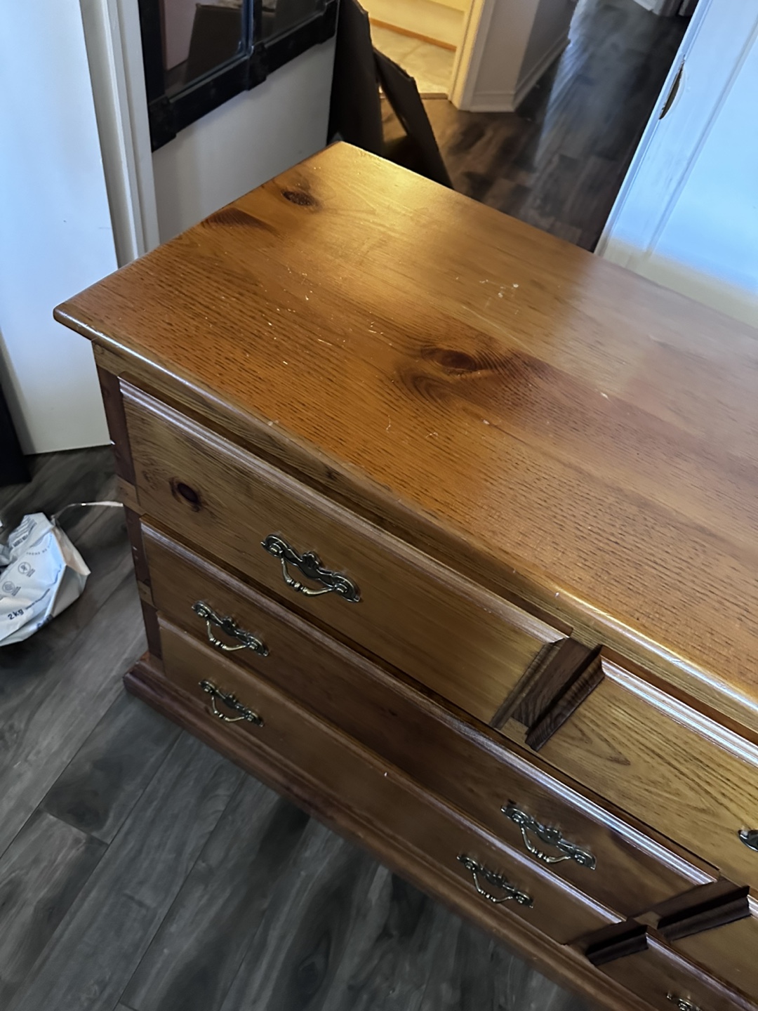 Wood Dresser with 7 Drawers - photo 5