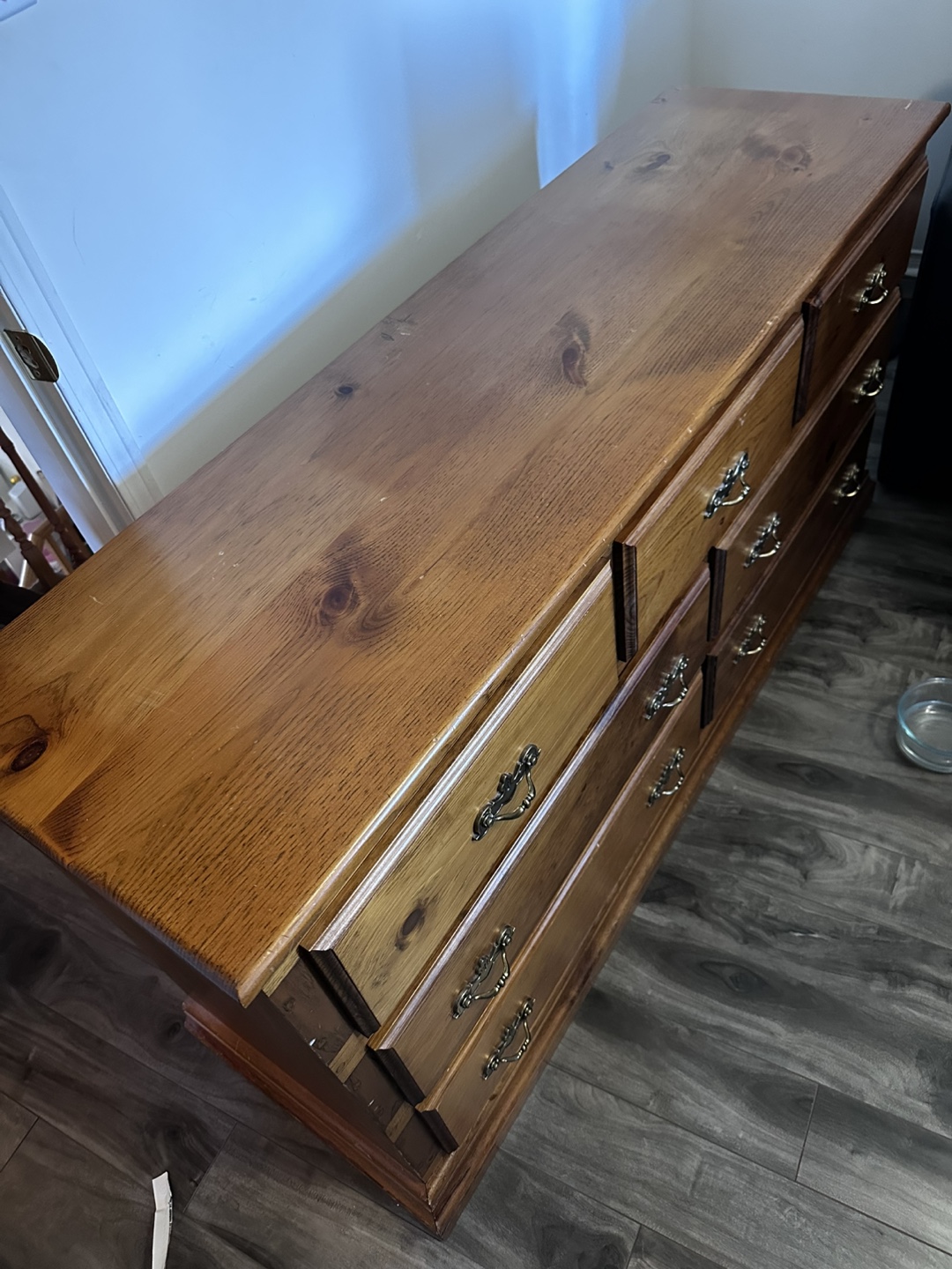 Wood Dresser with 7 Drawers - photo 2