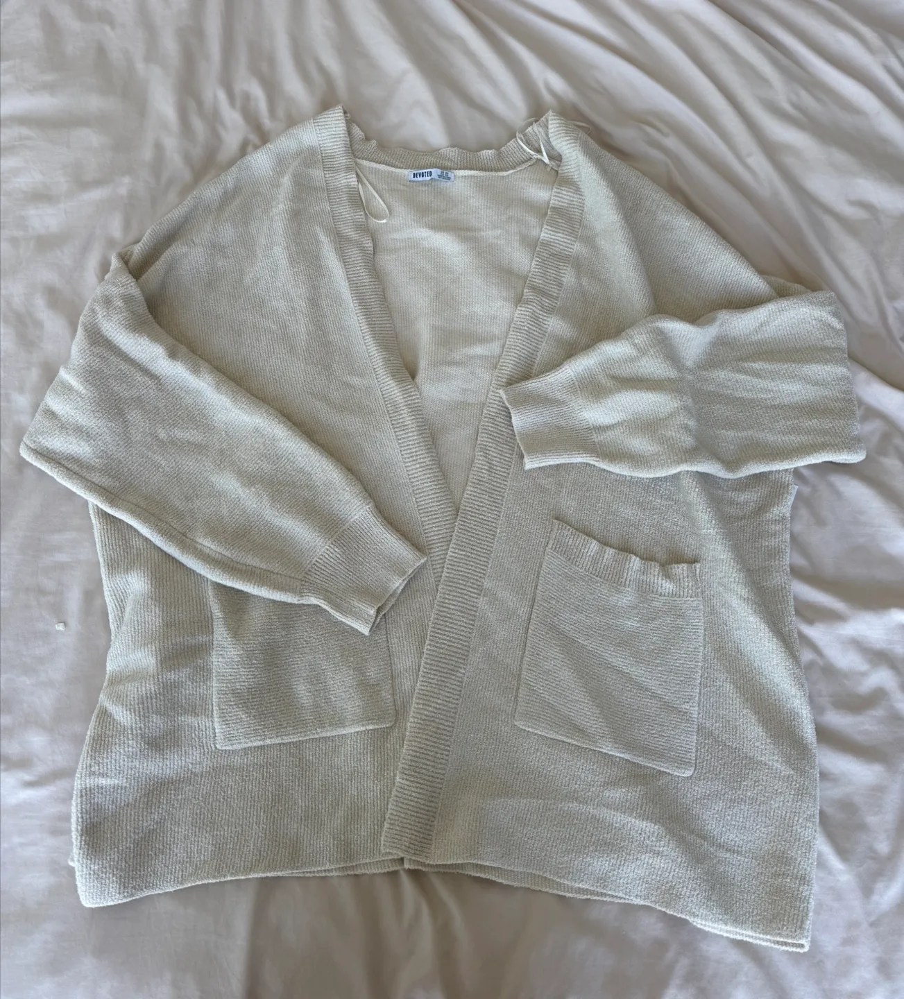 Devoted Cream Cardigan - Size 3X BRAND NEW thumbnail