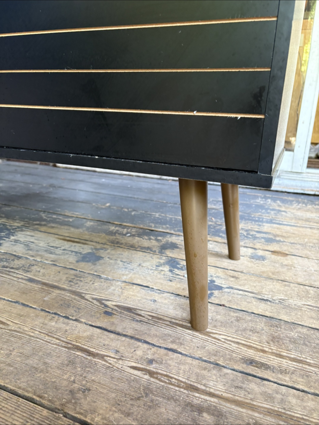 Black Cabinet with brown Accents - photo 5