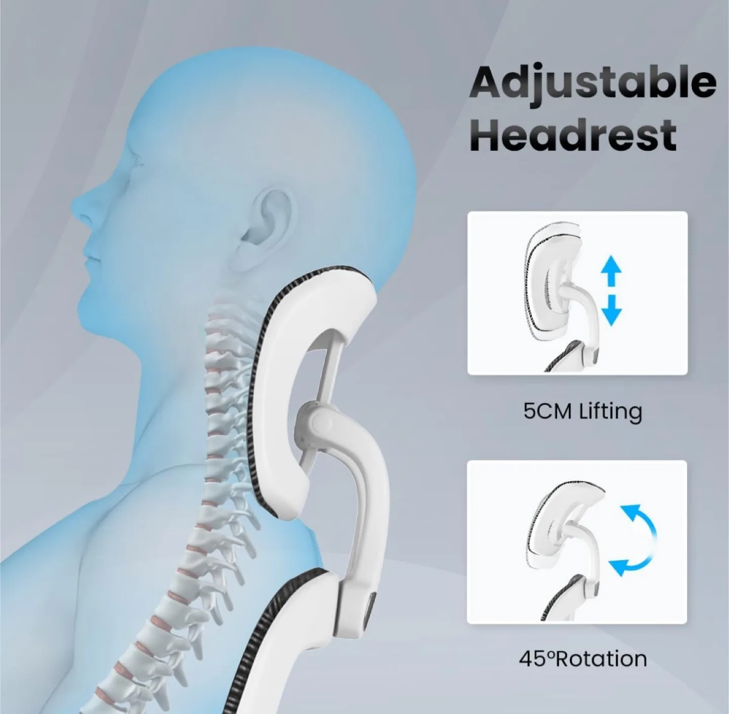 Ergonomic Office Chair - Black Mesh image indicator(6)