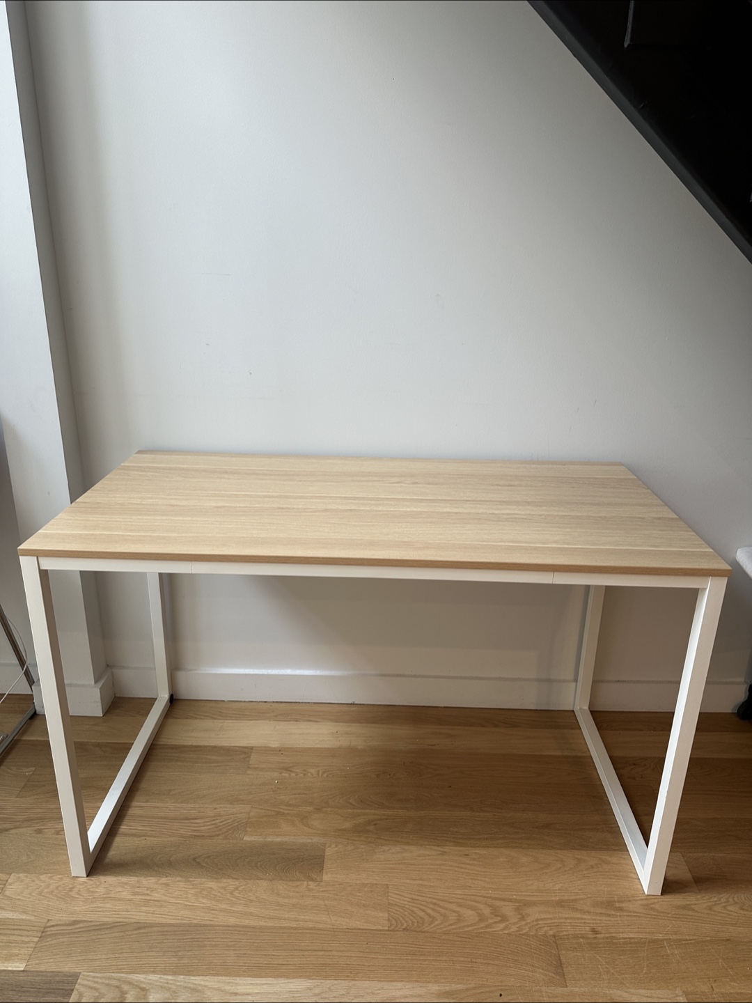White and Wood Desk