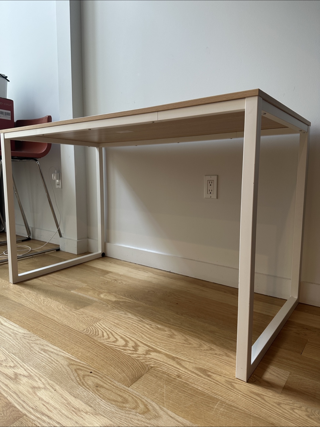 White and Wood Desk - photo 3