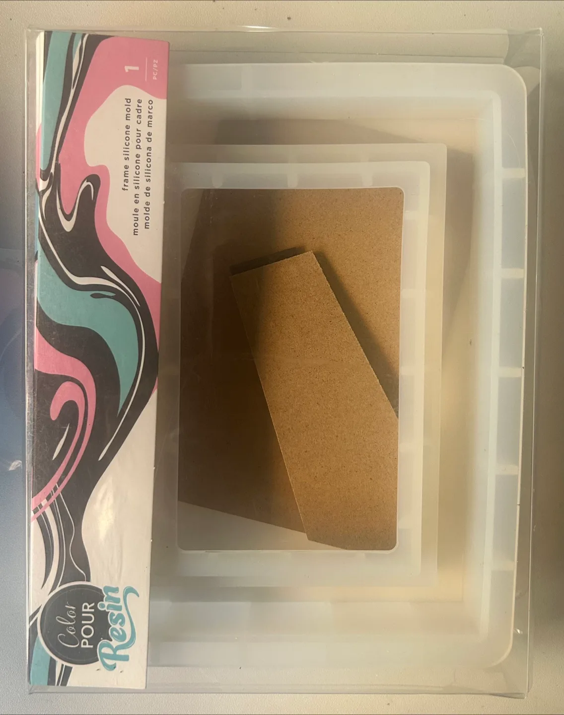 American Crafts Color Pour Resin Frame Silicone Mold thumbnail
