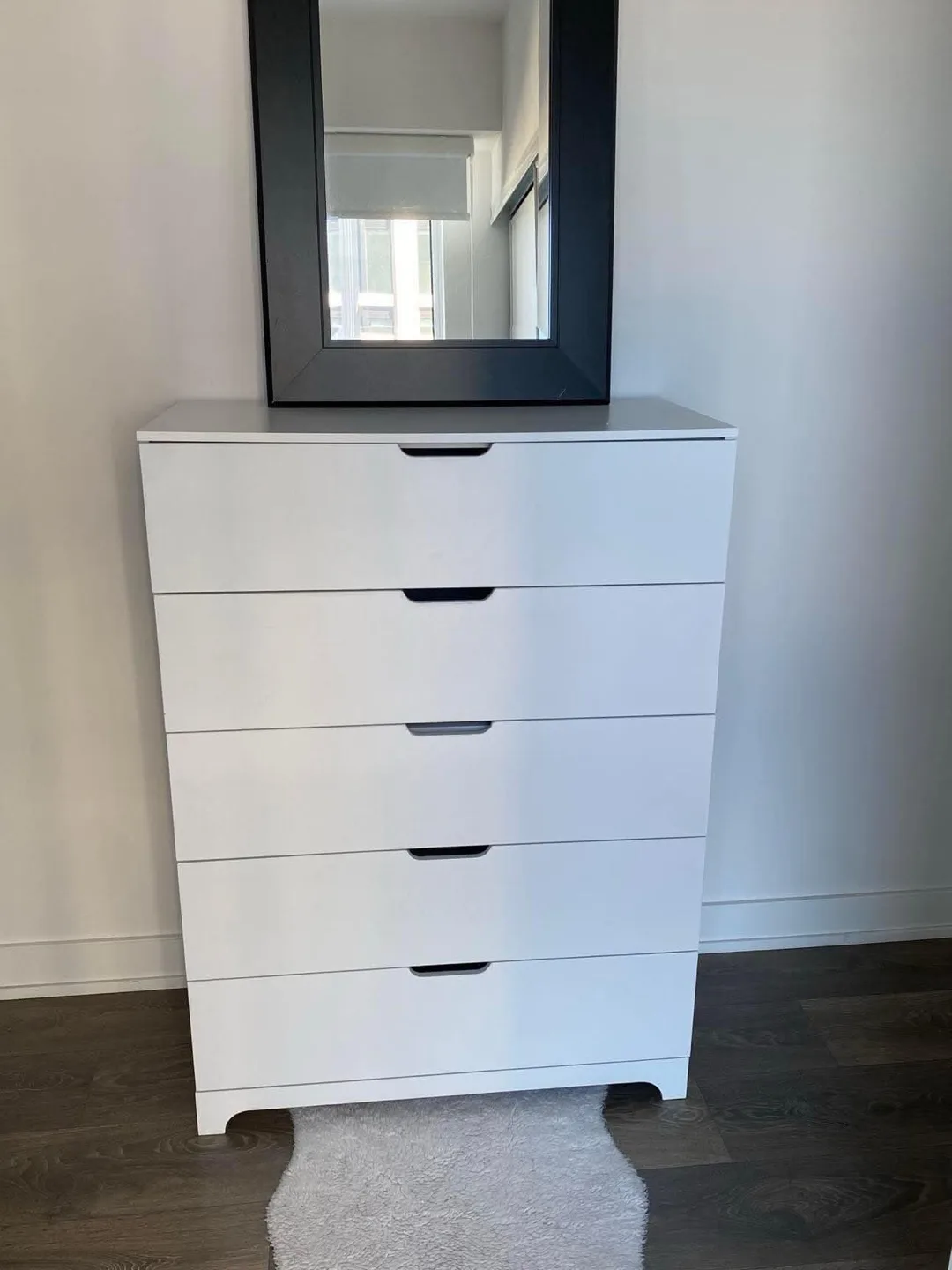 Brand New White 5 drawer dresser (Delivery Available) image indicator(5)