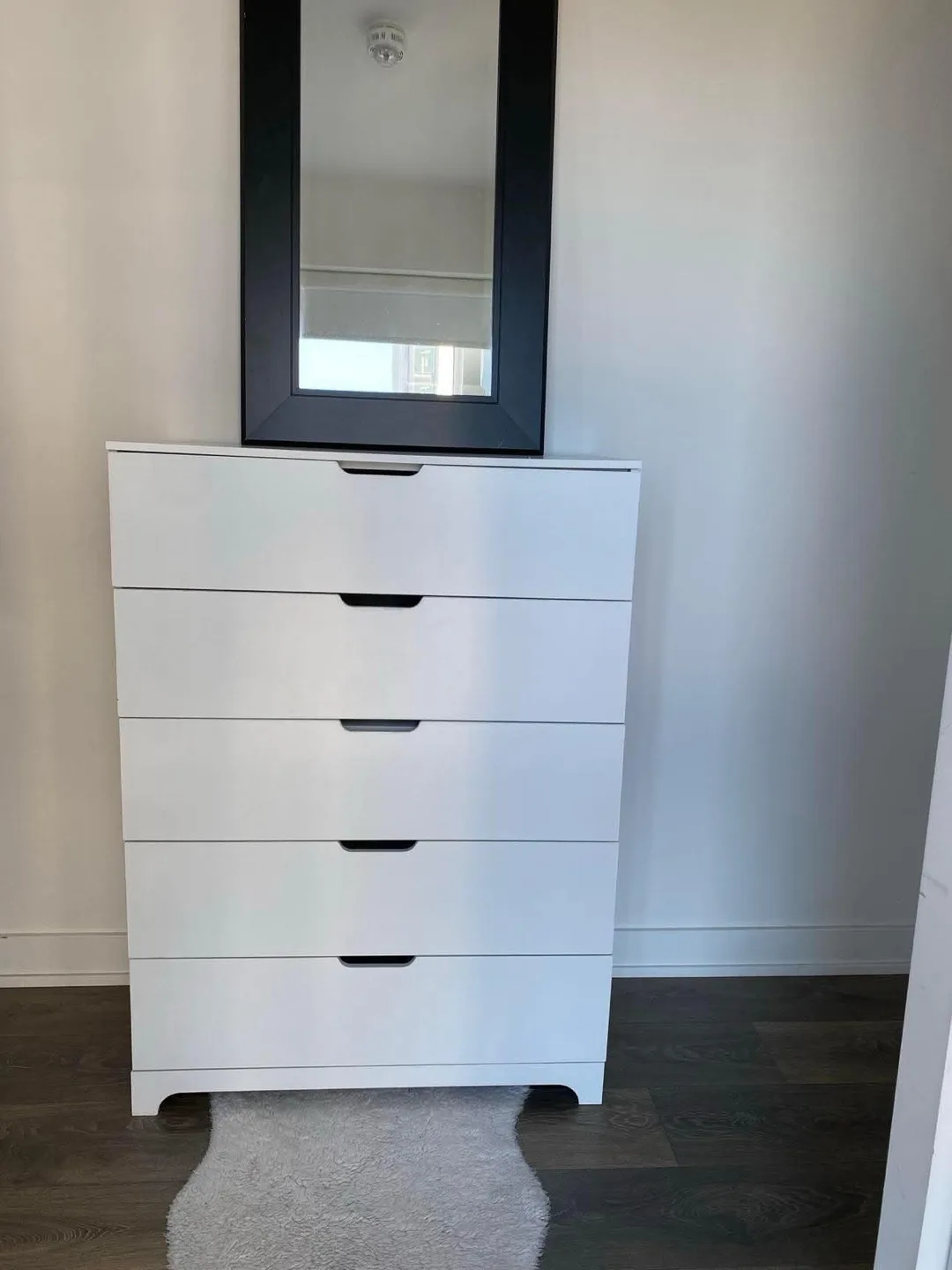 Brand New White 5 drawer dresser (Delivery Available) image indicator(4)