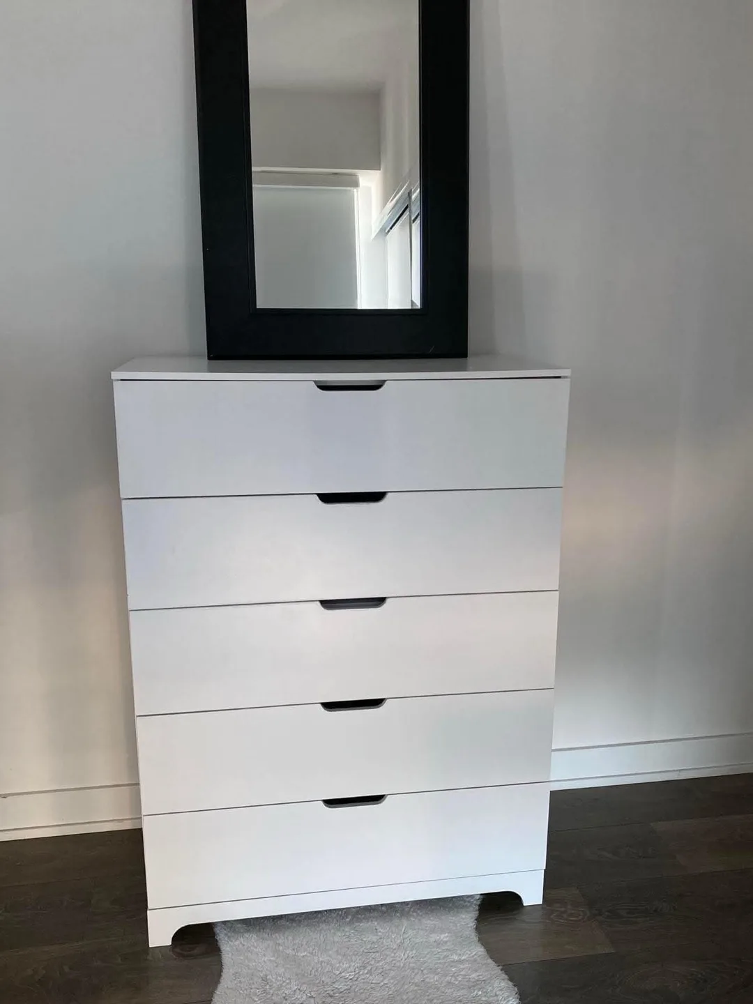 Brand New White 5 drawer dresser (Delivery Available) image indicator(6)