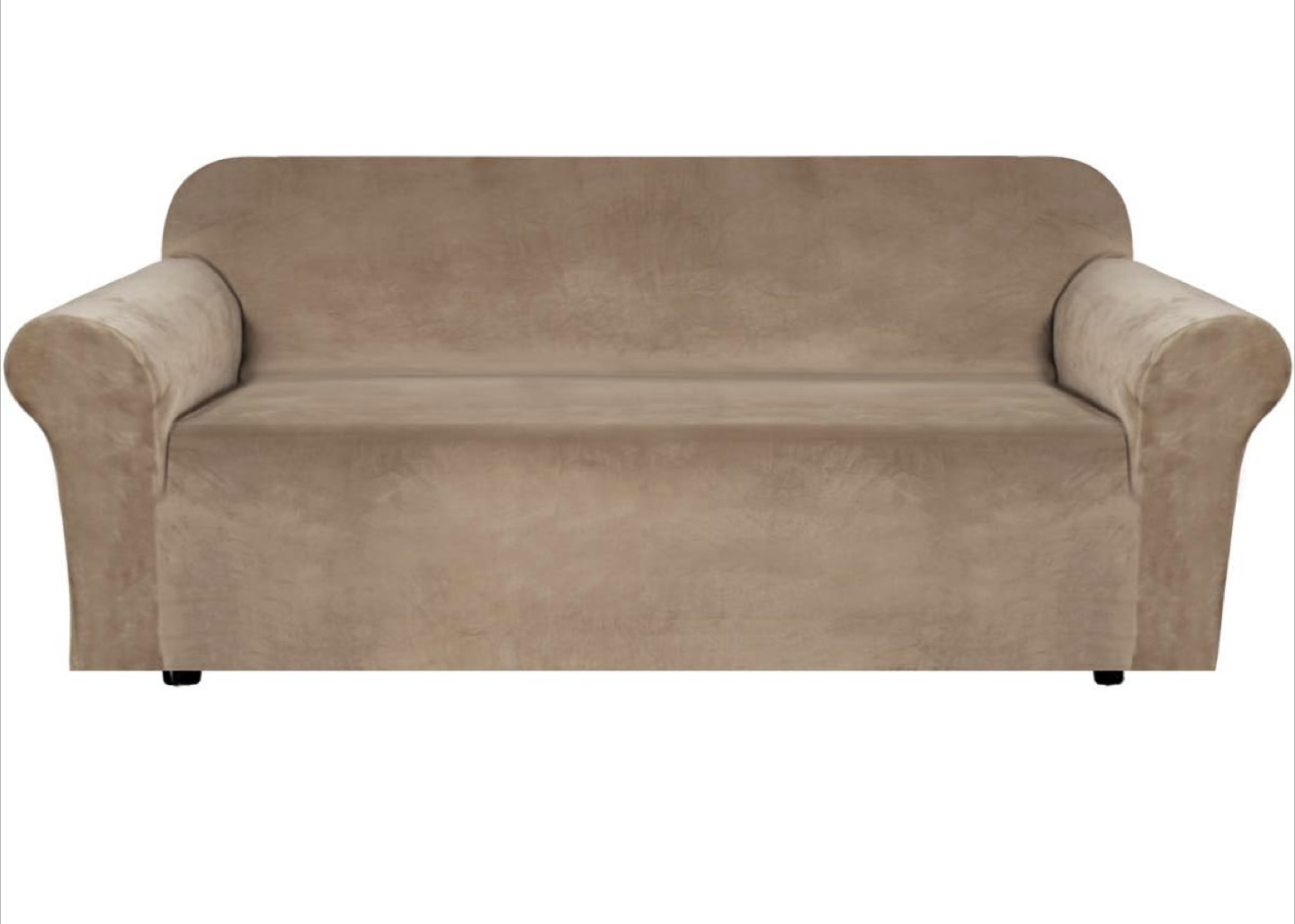 Tan Sofa Cover (72-90in)