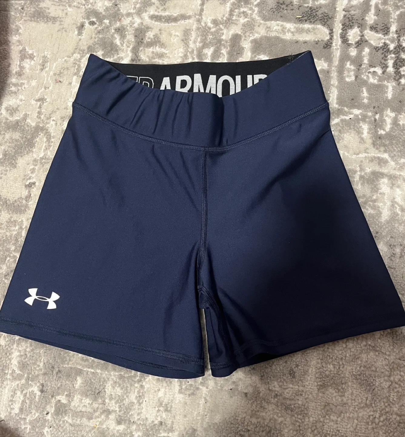 Under Armour Navy Blue Shorts thumbnail