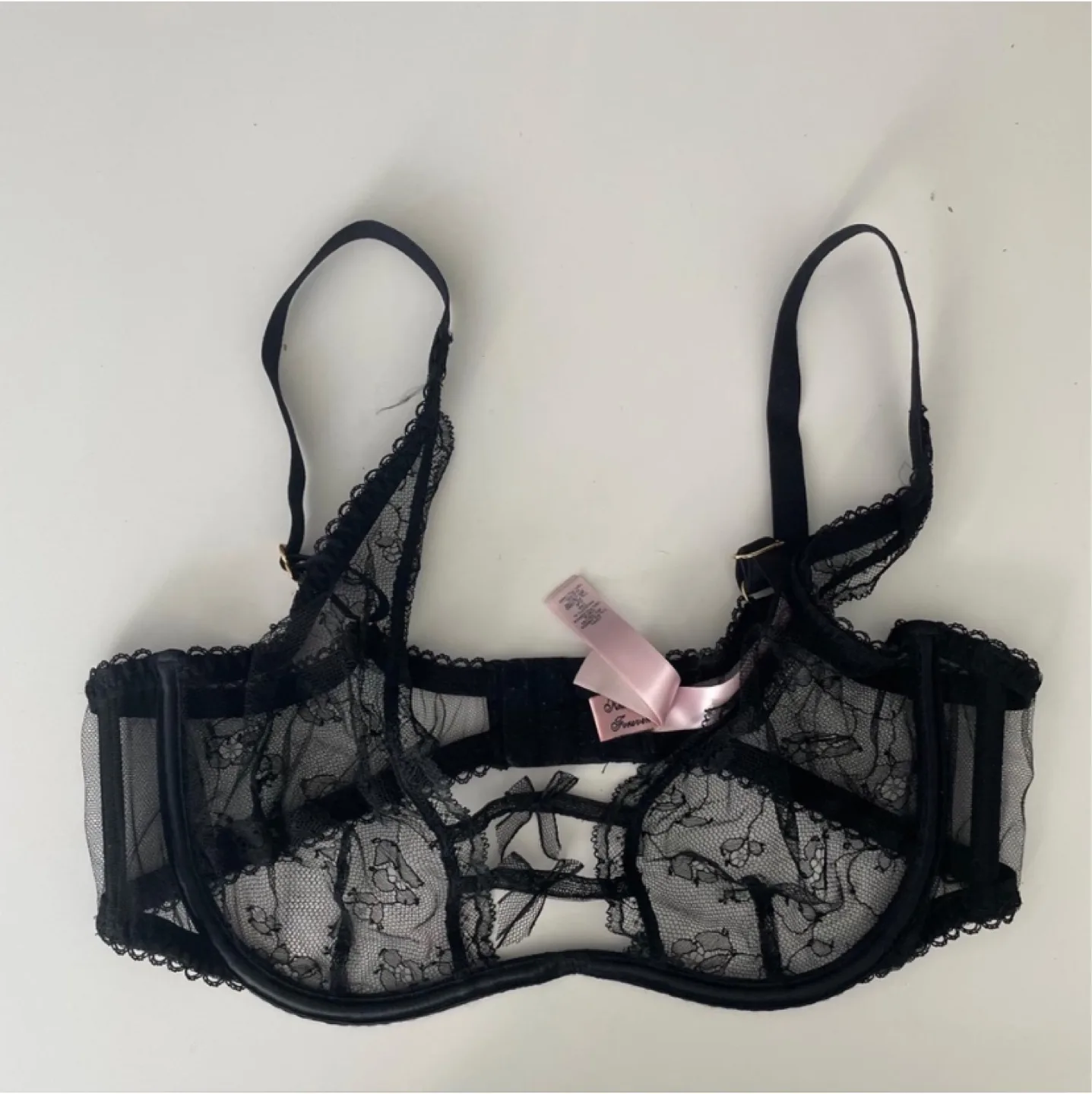 Agent Provocateur Black Lace Bra 36C thumbnail