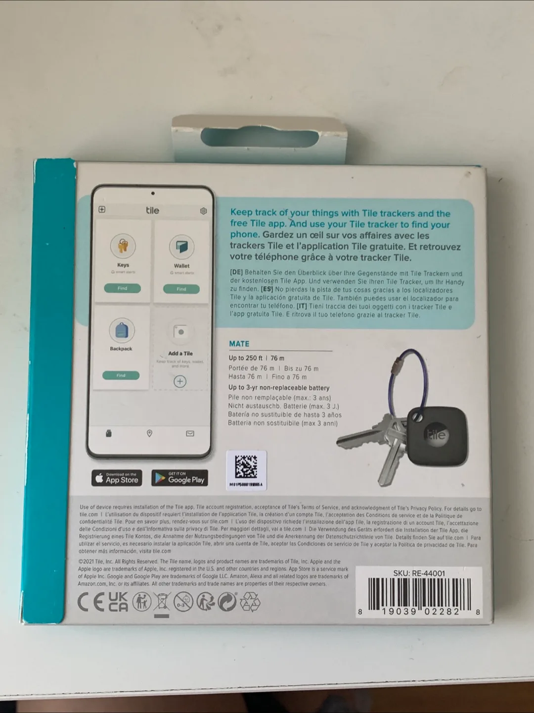 ‼️MOVING SALE‼️New Tile Mate Bluetooth Tracker image indicator(2)