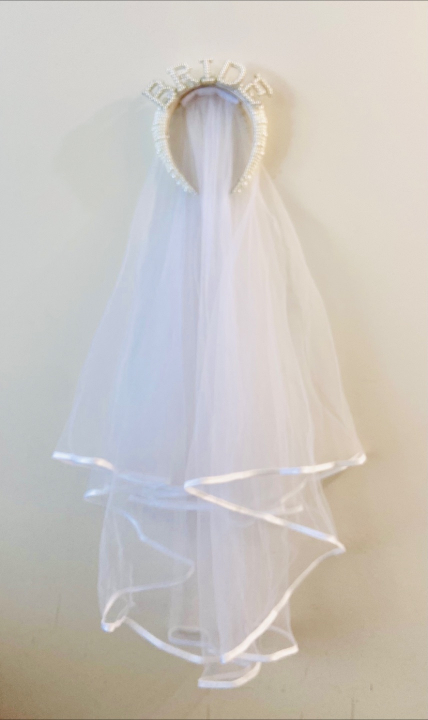 Bride Veil with Headband - Wedding Accessory