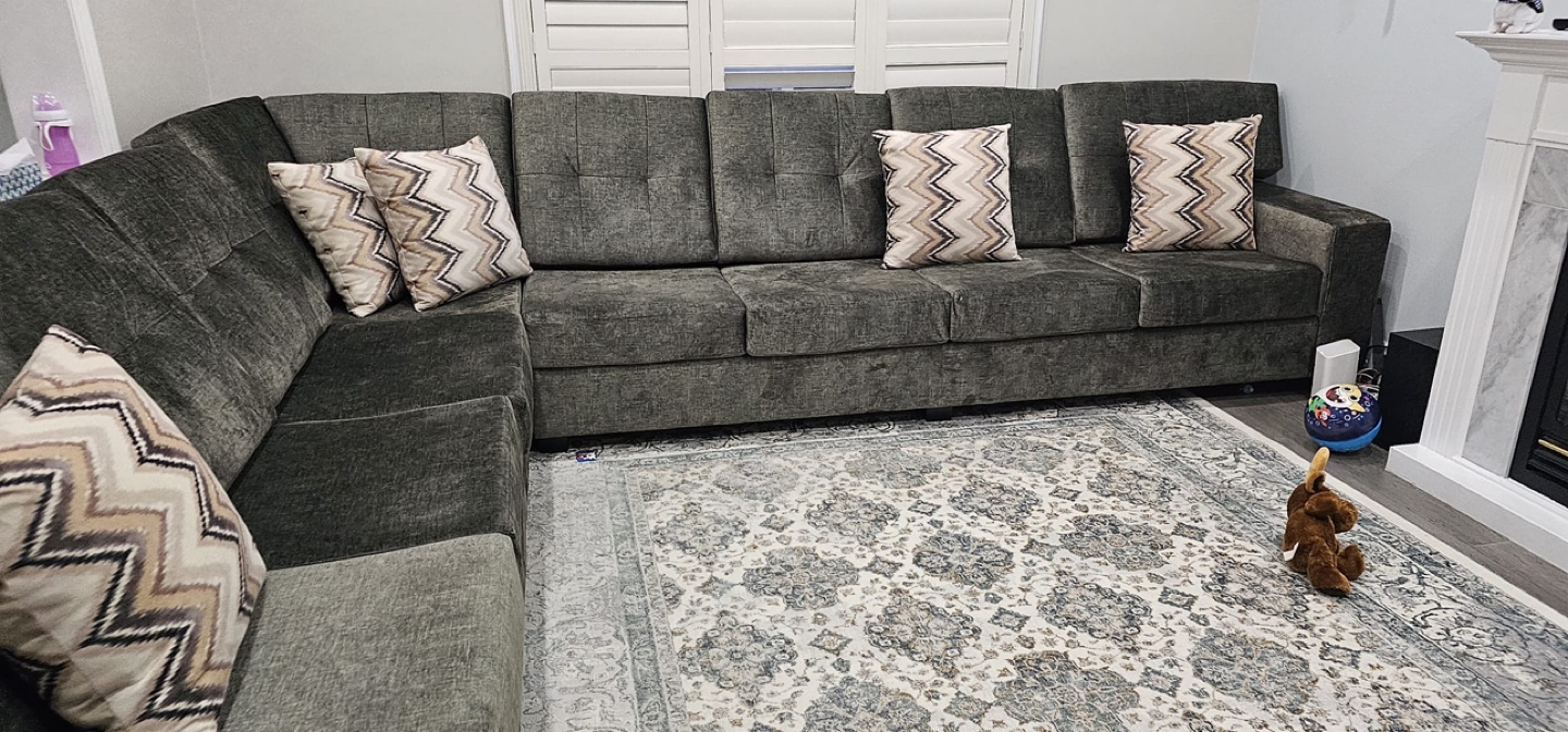 $850Comfortable Sectional Sofa 9 seater on sale