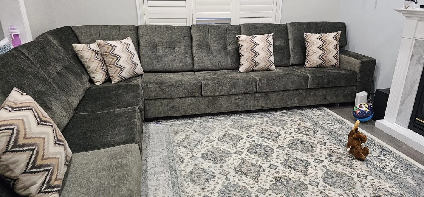 $850Comfortable Sectional Sofa 9 seater on sale thumbnail