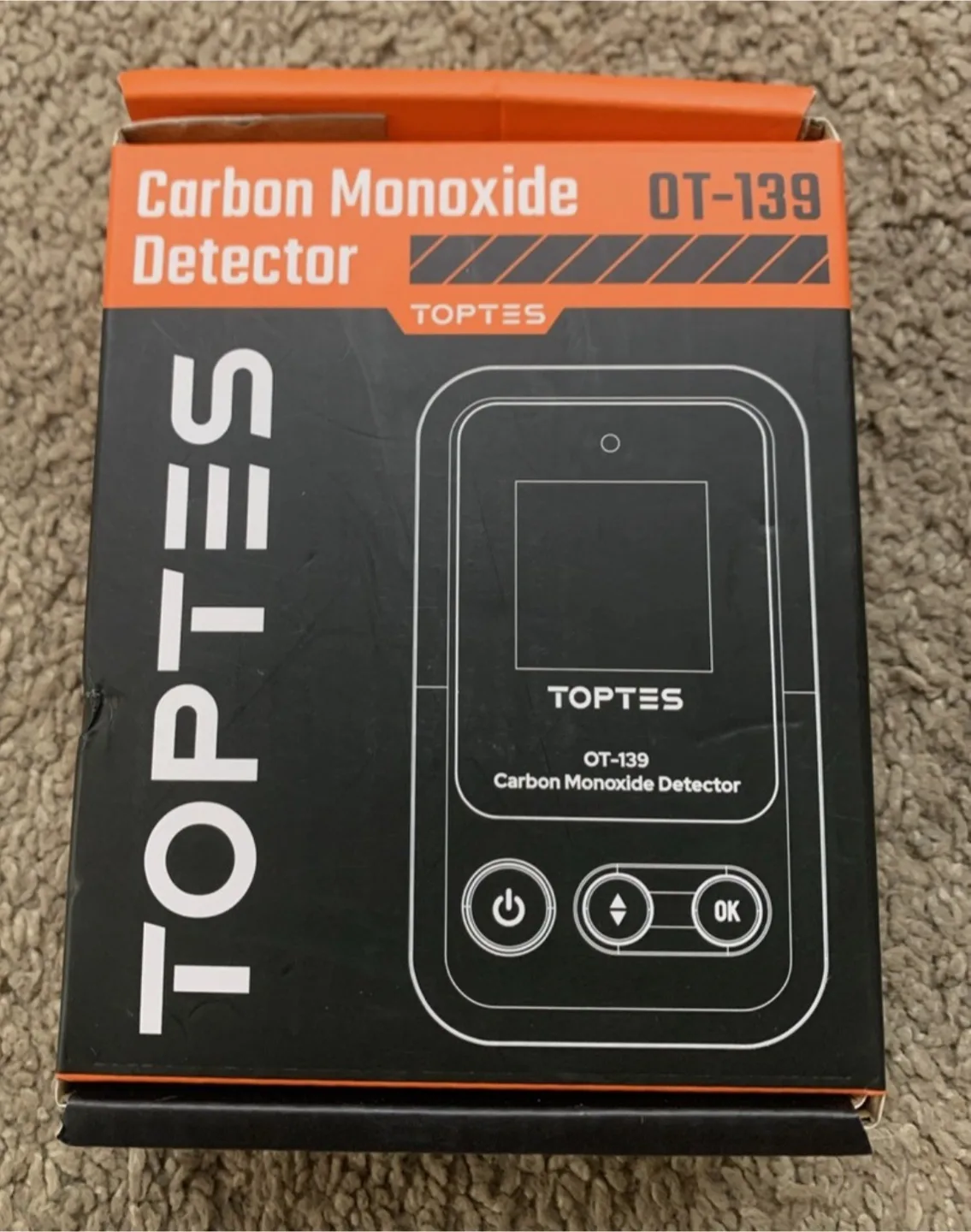 New TOPTES OT-139 Carbon Monoxide Detector thumbnail