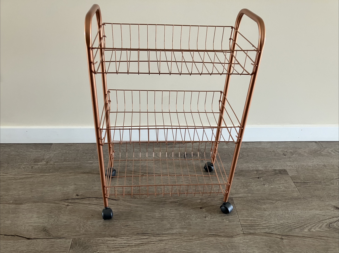 Rolling Storage Cart, Copper Colour - photo 2