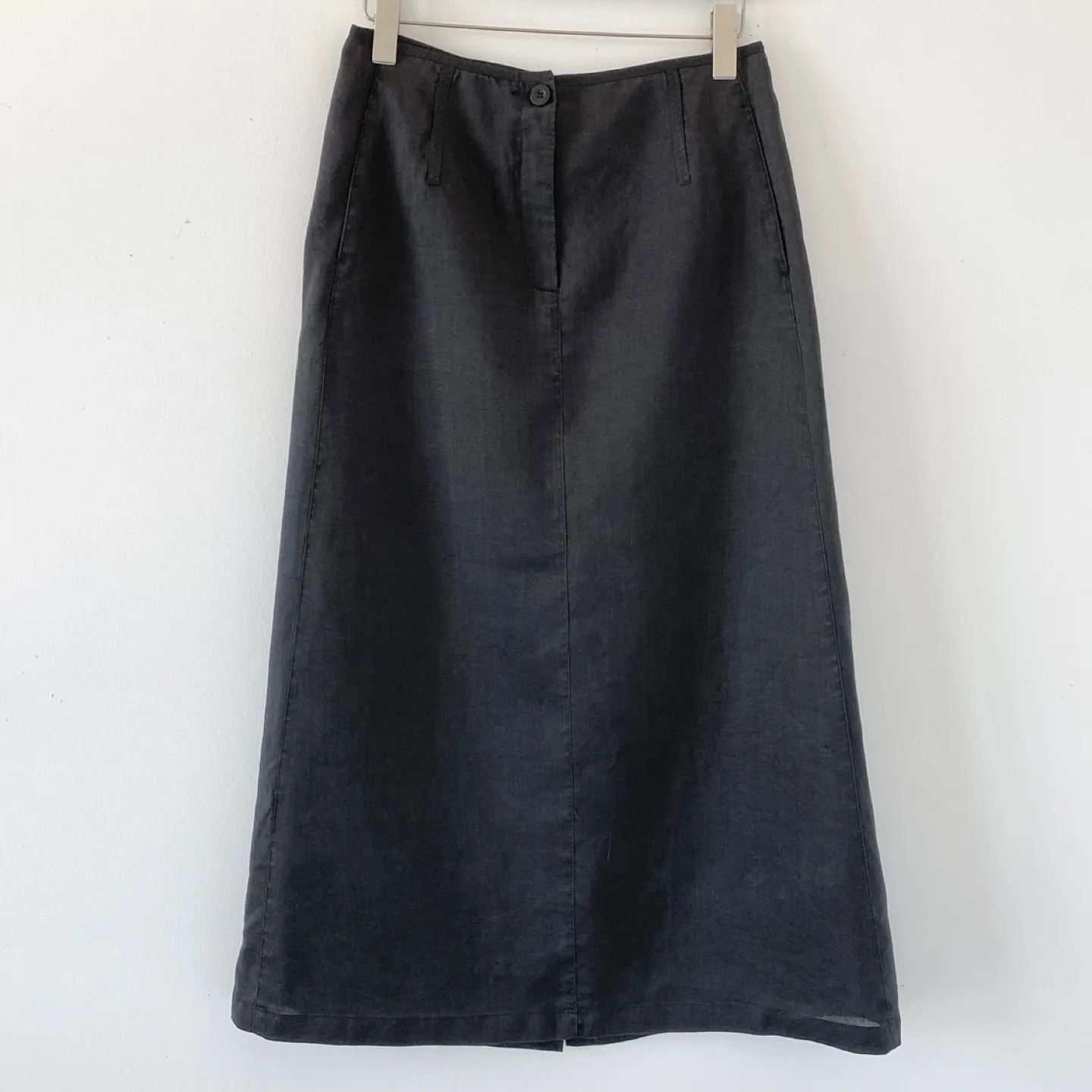 90's Esprit Casual 100% Ramie A-Line Skirt thumbnail