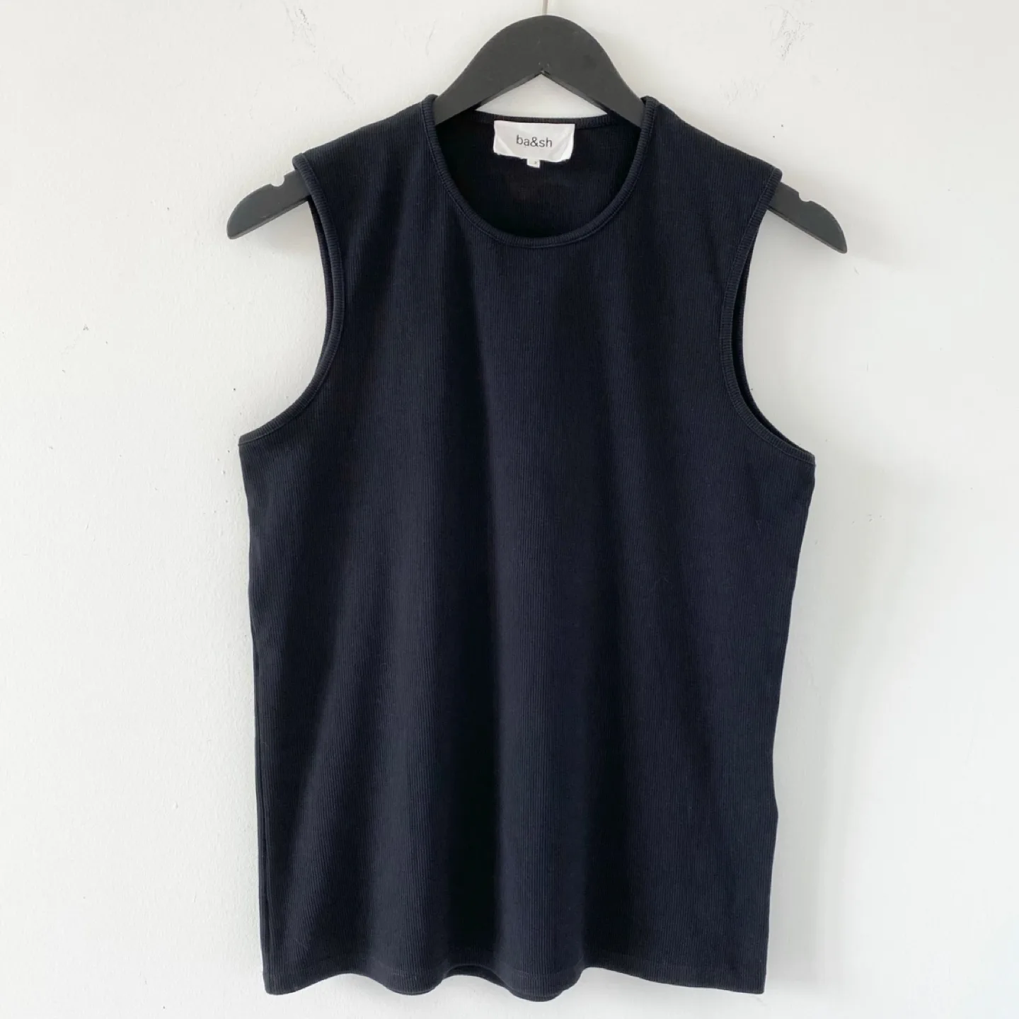 ba$sh Ribbed Simple Crewneck Tank thumbnail