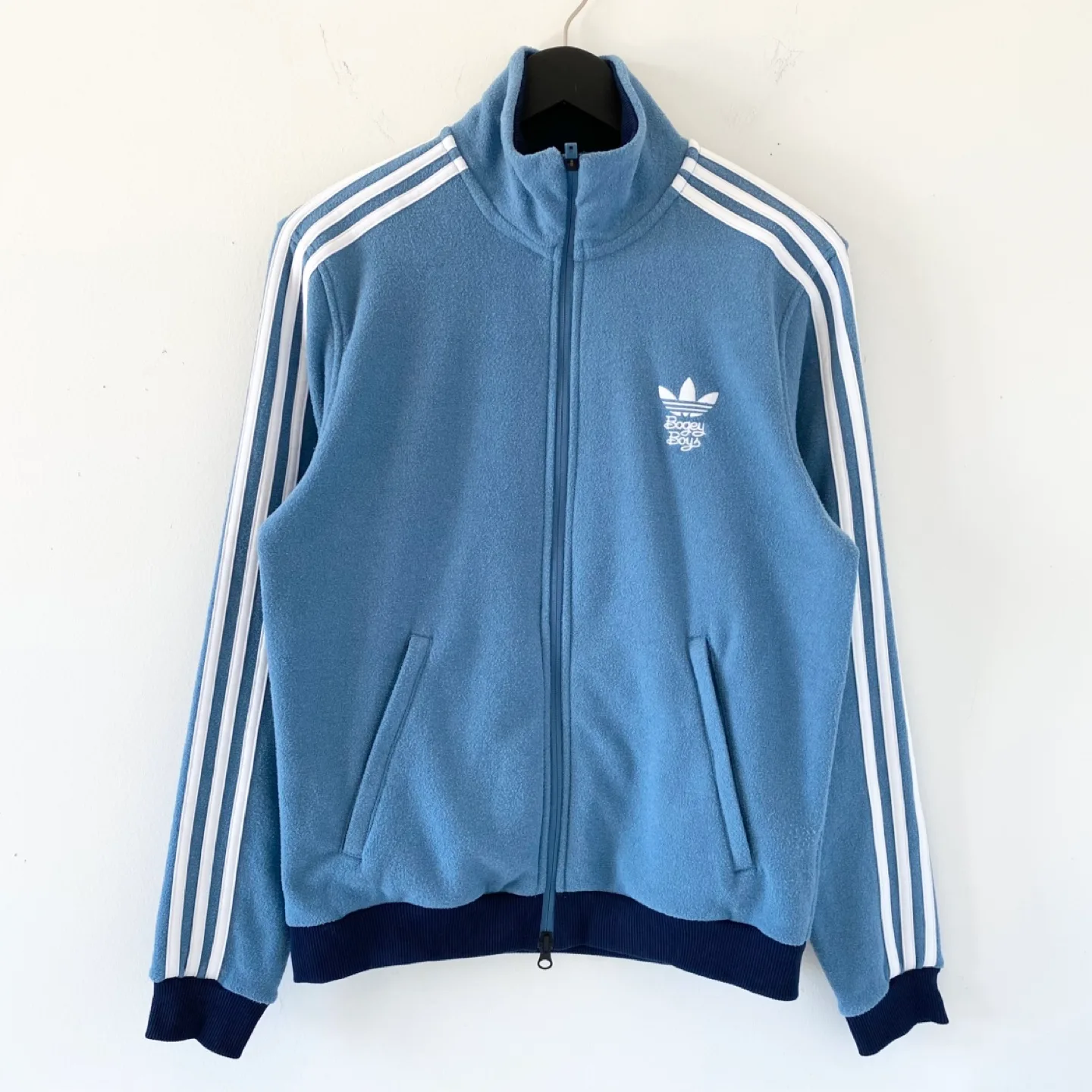 Adidas x Bogey Boys Zip-Up BB Track ALTBLU Jacket Size S image indicator(2)