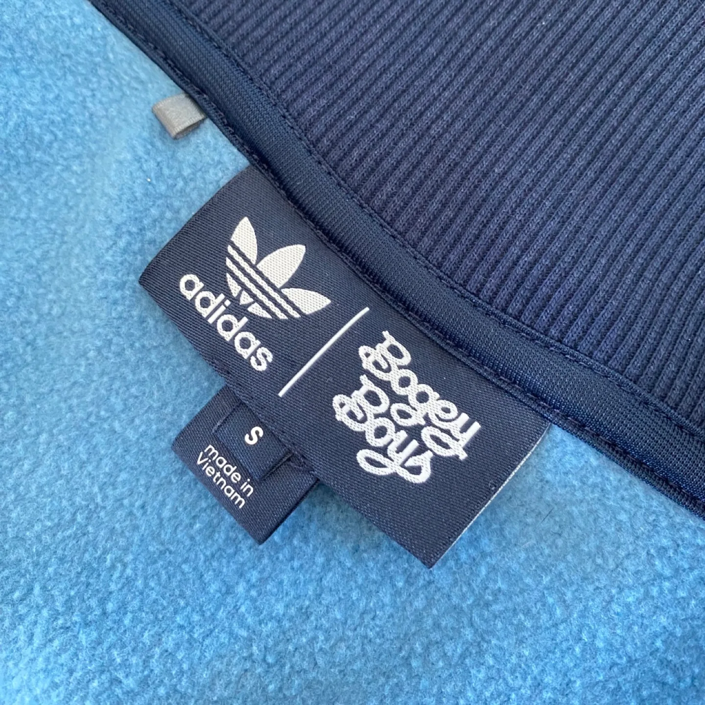 Adidas x Bogey Boys Zip-Up BB Track ALTBLU Jacket Size S image indicator(8)