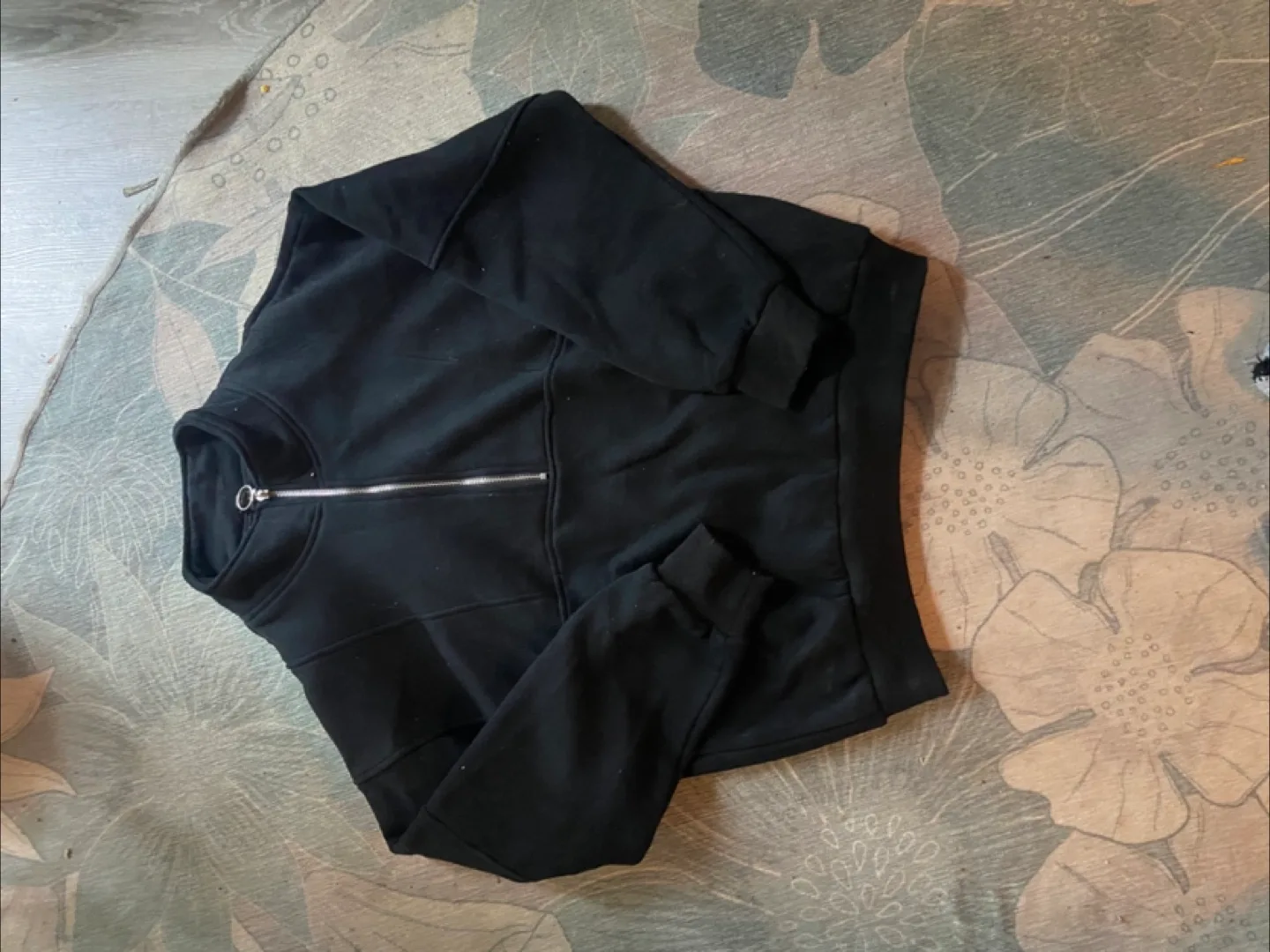 Anrabess Black Half Zip Pullover - Size M 🇨🇦 thumbnail