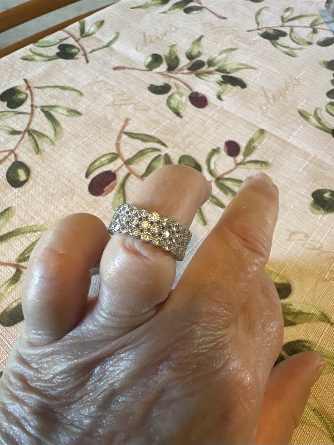 Cubic Zirconia Diamond Eternity Band Ring - photo 2