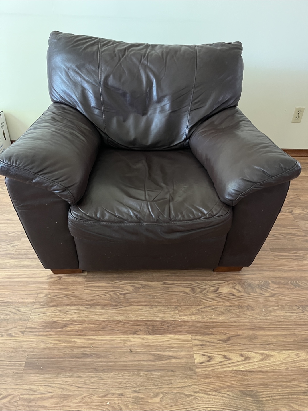 Leather Armchair - Brown (IKEA Carib P2)