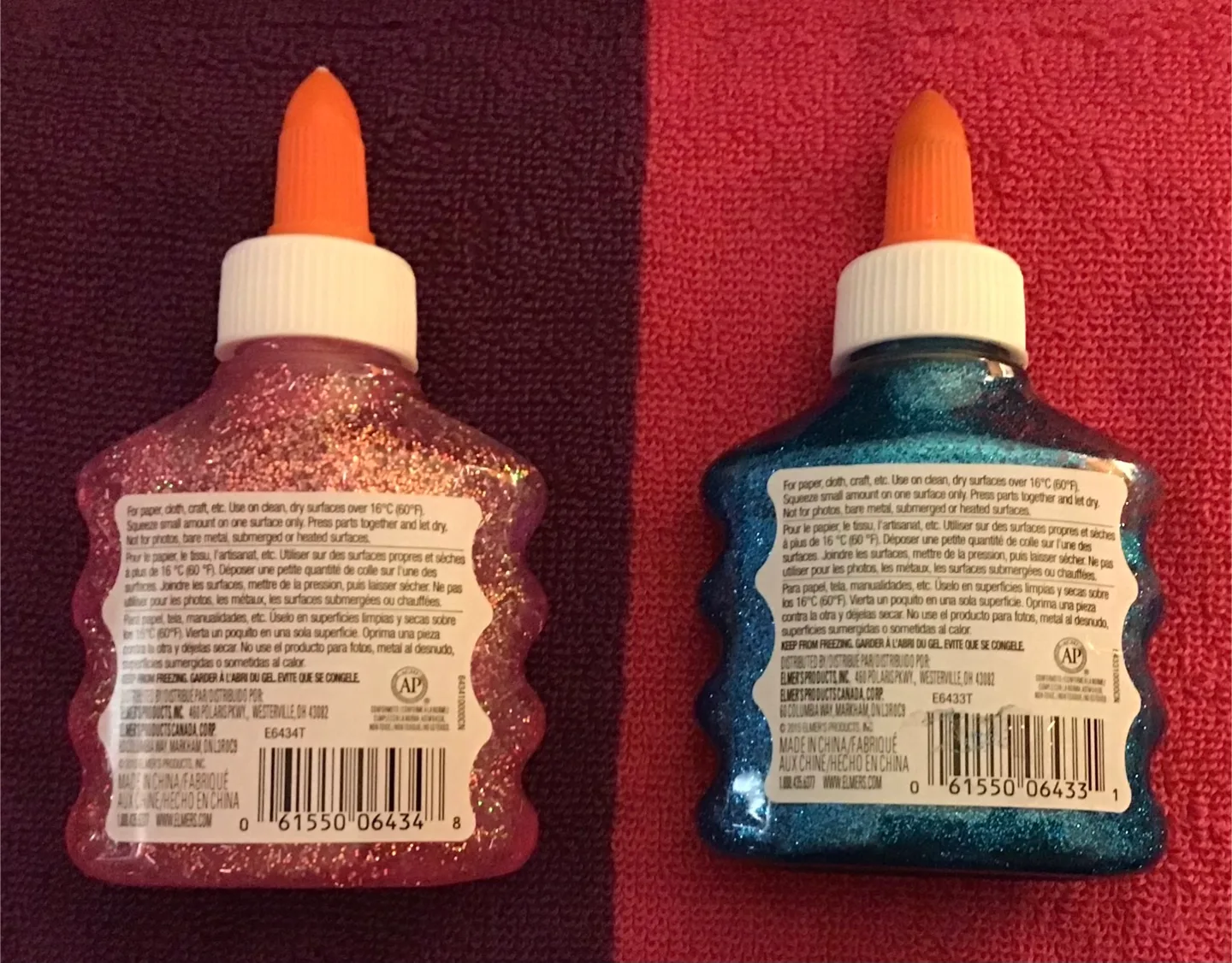 🤩 Elmer's Glitter Glue - Pink & Blue image indicator(2)