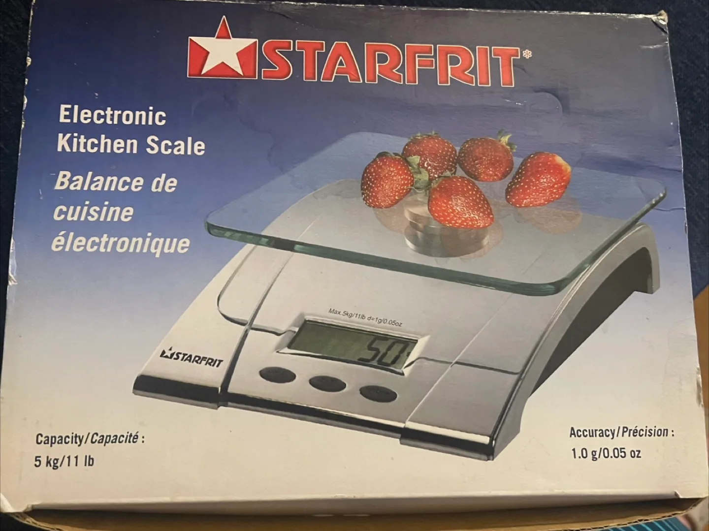 Starfrit Electronic Kitchen Scale - New in Box thumbnail