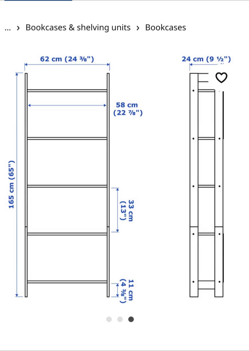 Ikea Shelf Unit / bookcase/ black brown - photo 2